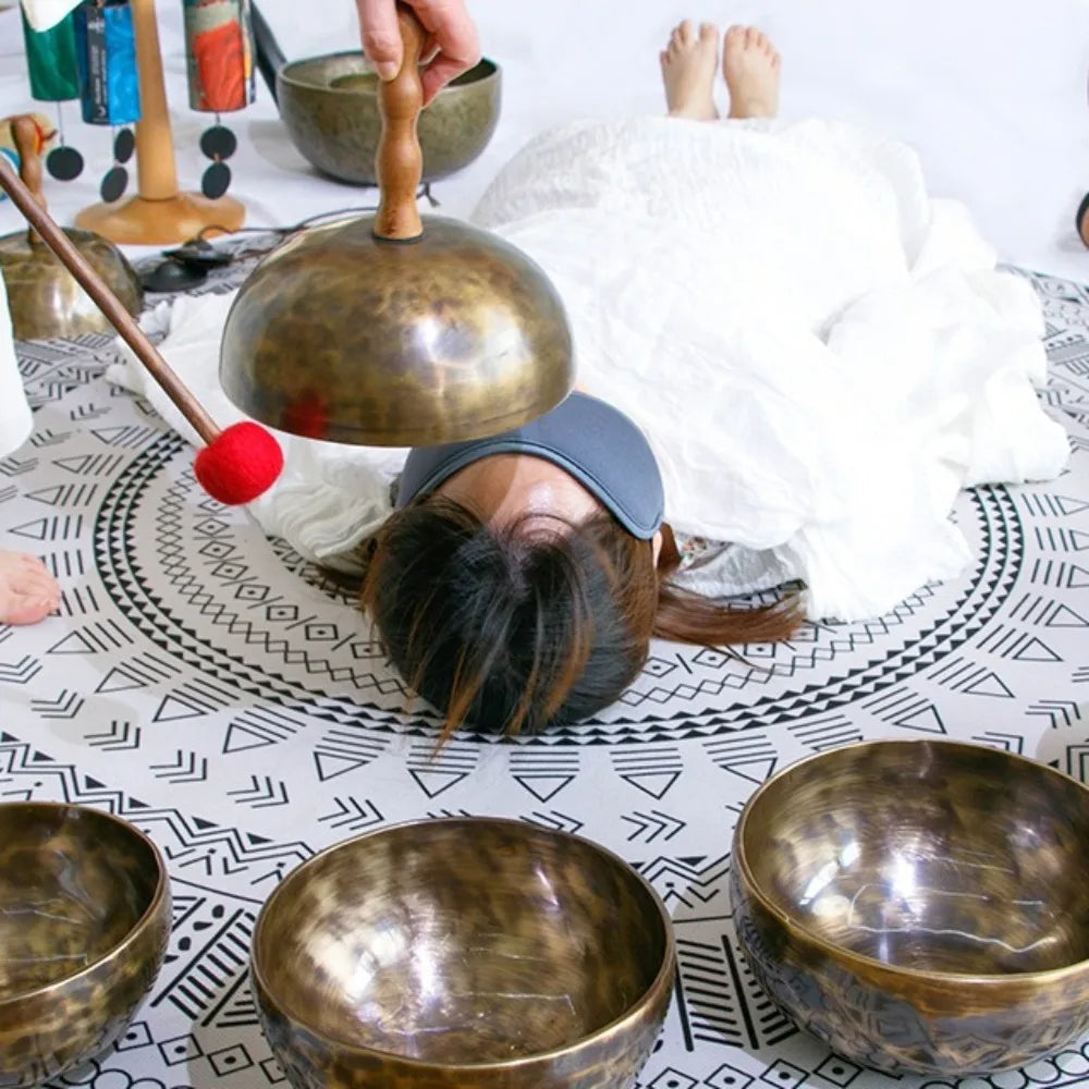 Copper Handle Singing Bowl-ToShay.org