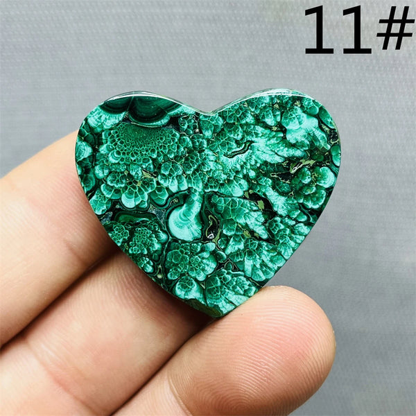 Green Malachite Hearts-ToShay.org