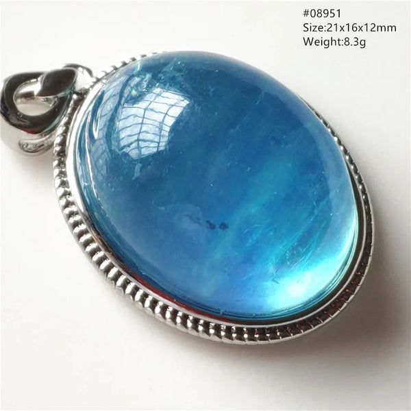 Blue Aquamarine Pendant-ToShay.org