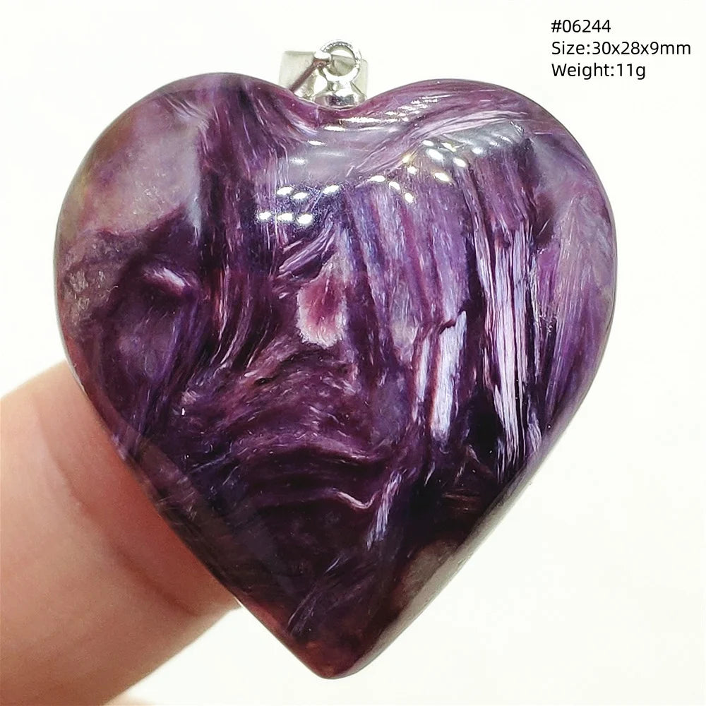 Purple Charoite Pendant-ToShay.org