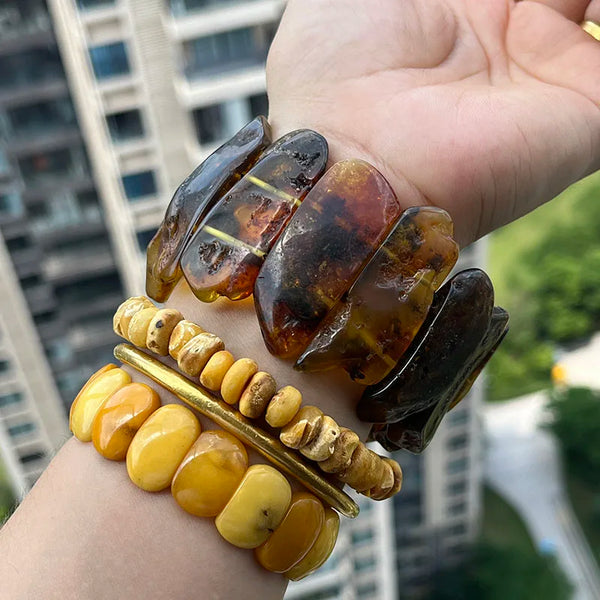 Yellow Amber Bracelet-ToShay.org