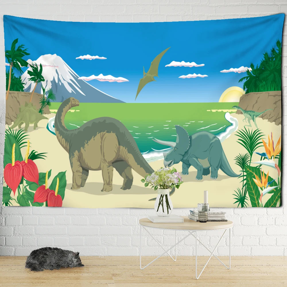 Dinosaur Art Tapestry-ToShay.org