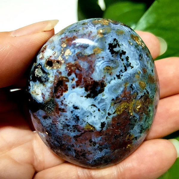 Ocean Jasper Palm Stone-ToShay.org
