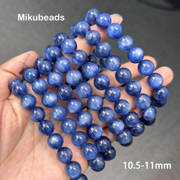Blue Kyanite Bead Bracelet-ToShay.org