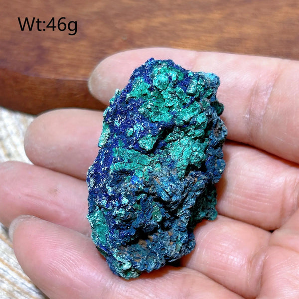 Blue Chrysocolla with Azurite Stone-ToShay.org