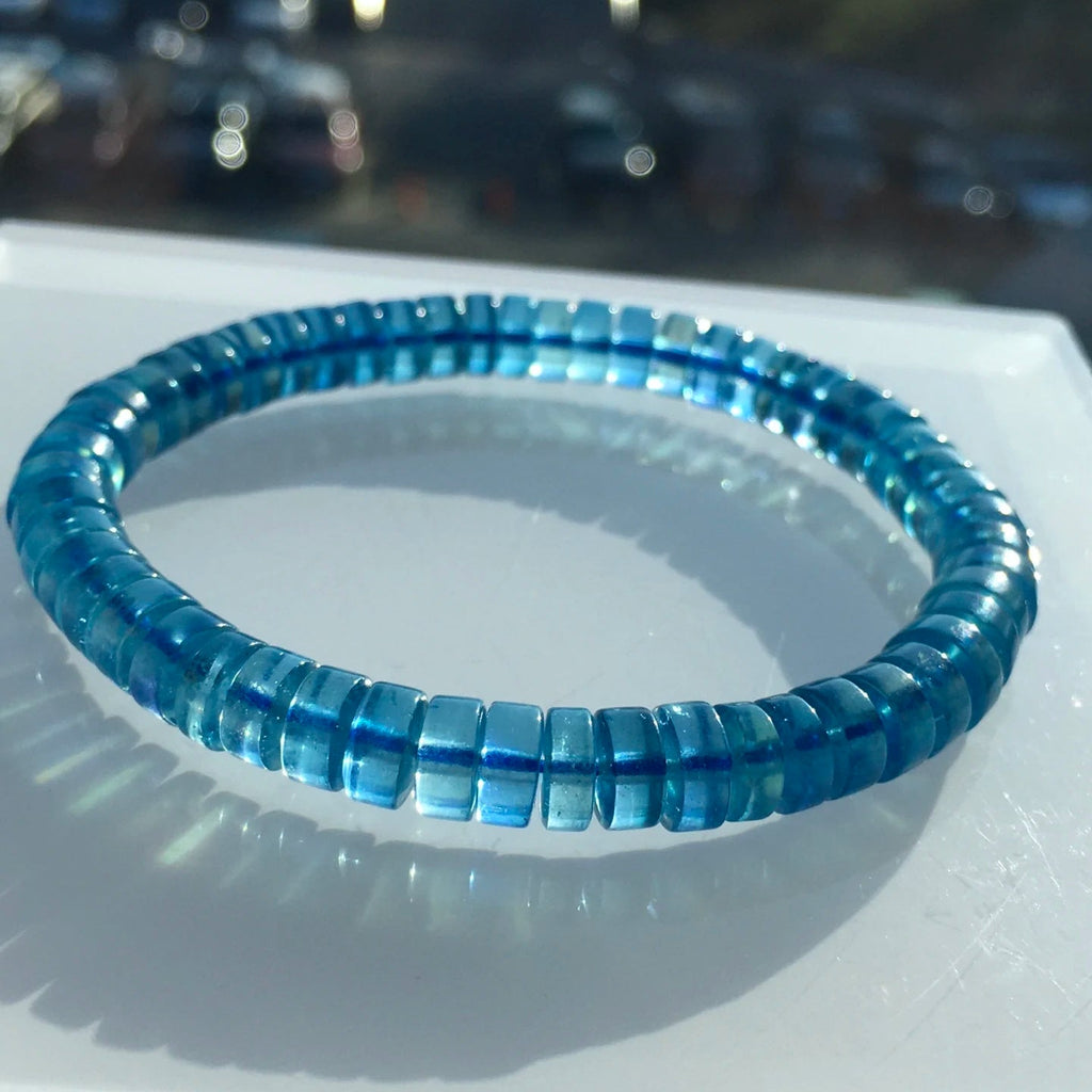 Blue Aquamarine Bracelet-ToShay.org