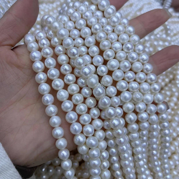 White Freshwater Pearl Beads-ToShay.org