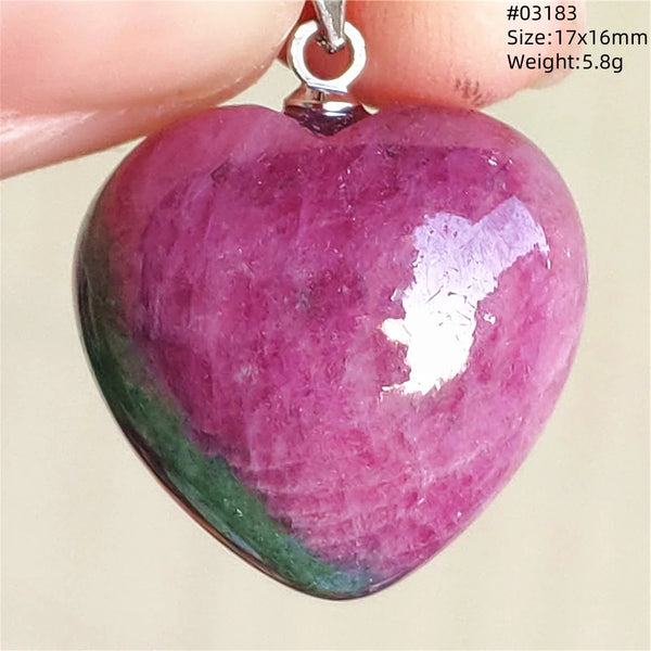Red Ruby Zoisite Pendant-ToShay.org
