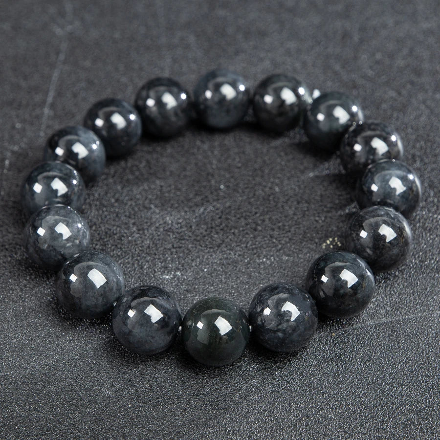 Grey Jade Bead Bracelet-ToShay.org
