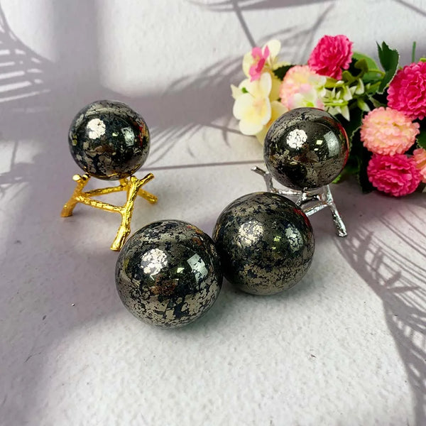Silver Pyrite Ball-ToShay.org