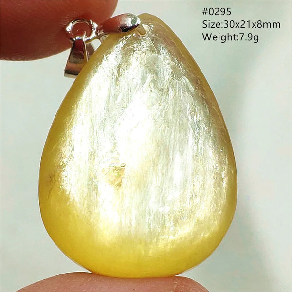 Gold Lepidolite Pendant-ToShay.org