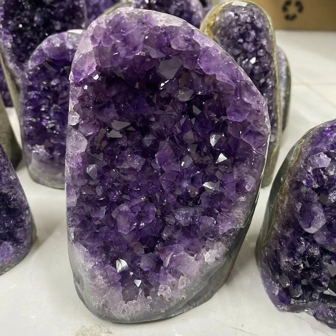 Purple Amethyst Geode Quartz-ToShay.org