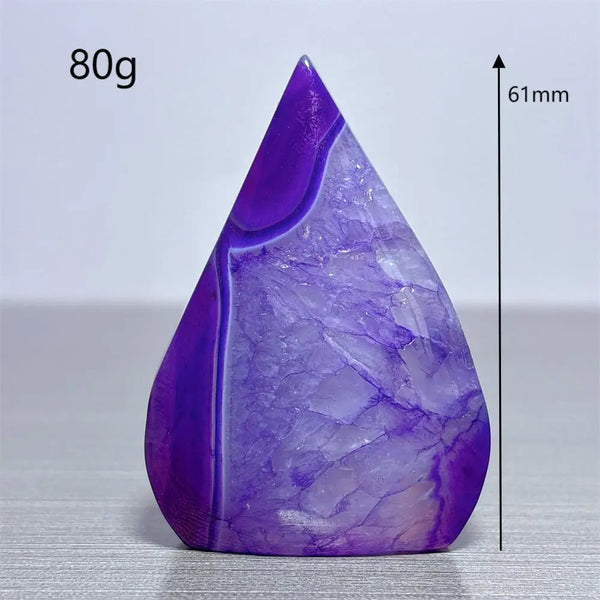 Violet Agate Torch-ToShay.org