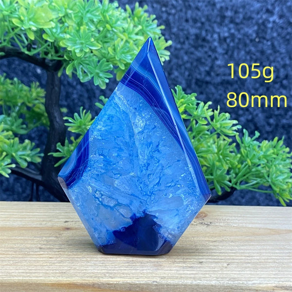Blue Agate Torch-ToShay.org