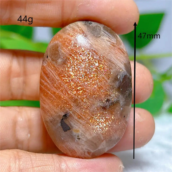 Gold Sunstone Palm Stone-ToShay.org