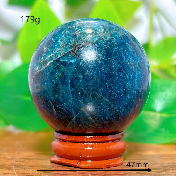 Blue Apatite Ball-ToShay.org