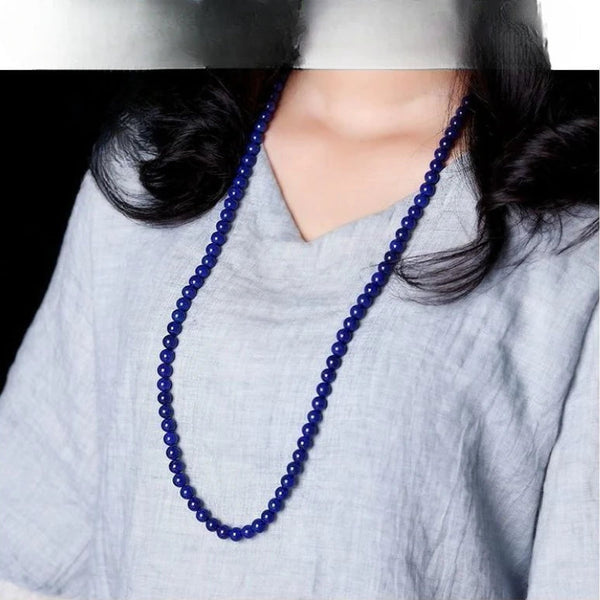 Blue Lapis Lazuli Mala Beads-ToShay.org