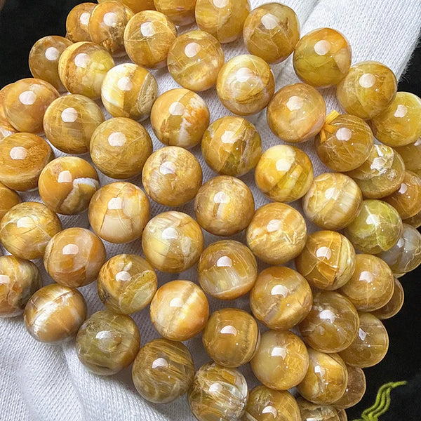 Yellow Prestyle Bead Bracelet-ToShay.org