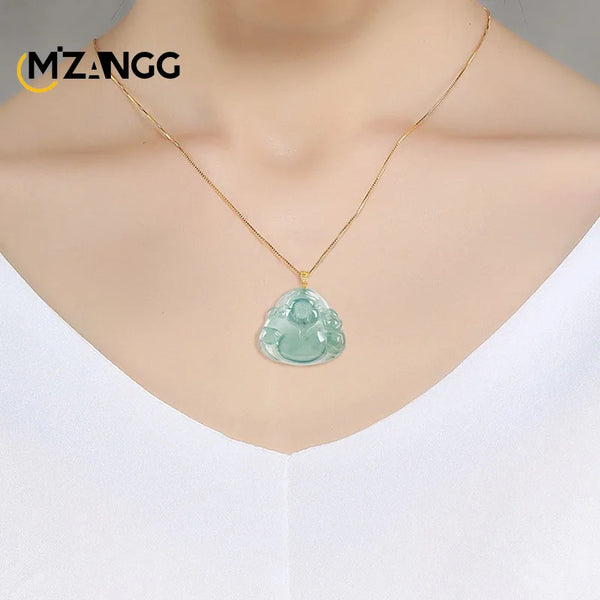 Blue Jadeite God of Fortune-ToShay.org