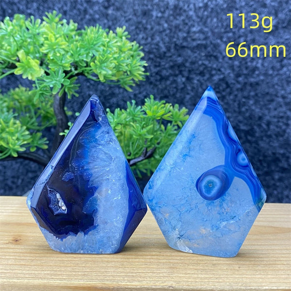 Blue Agate Torch-ToShay.org