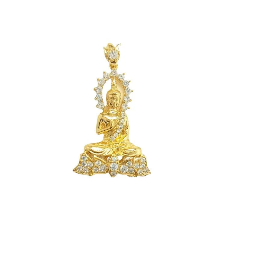 Gold Buddha Necklace-ToShay.org