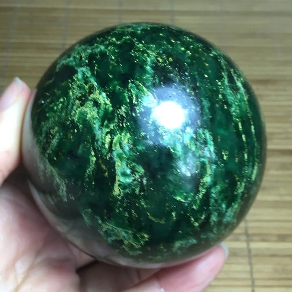 Green Emerald Quartz Ball-ToShay.org