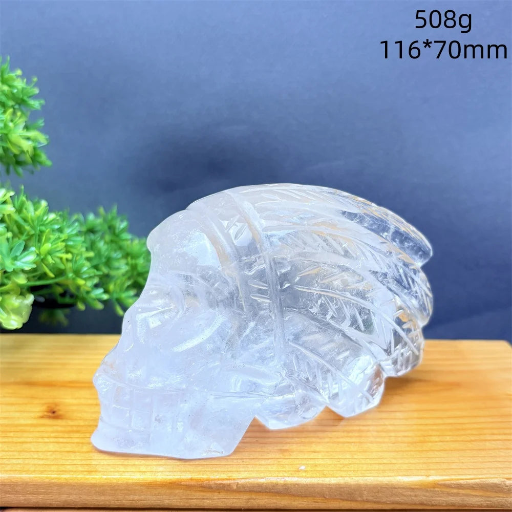 White Quartz Crystal Skull-ToShay.org