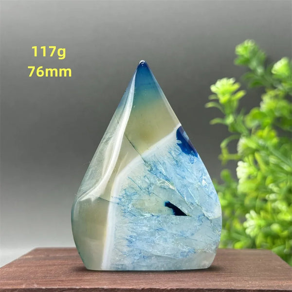 Blue Agate Torch-ToShay.org
