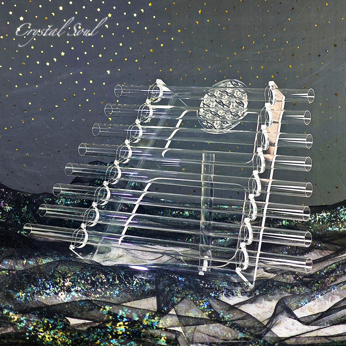 Clear Crystal Singing Harp-ToShay.org