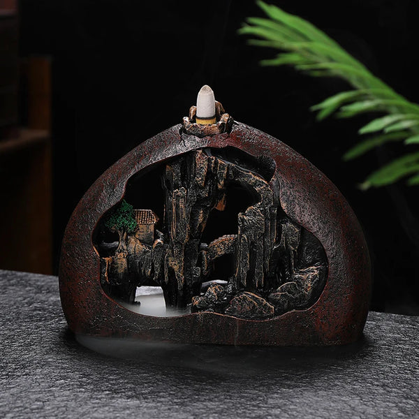 Waterfall Mountains Incense Burner-ToShay.org