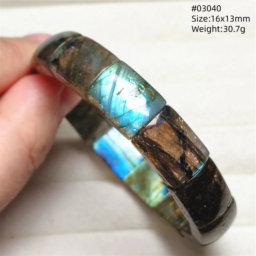 Blue Labradorite Bracelet-ToShay.org