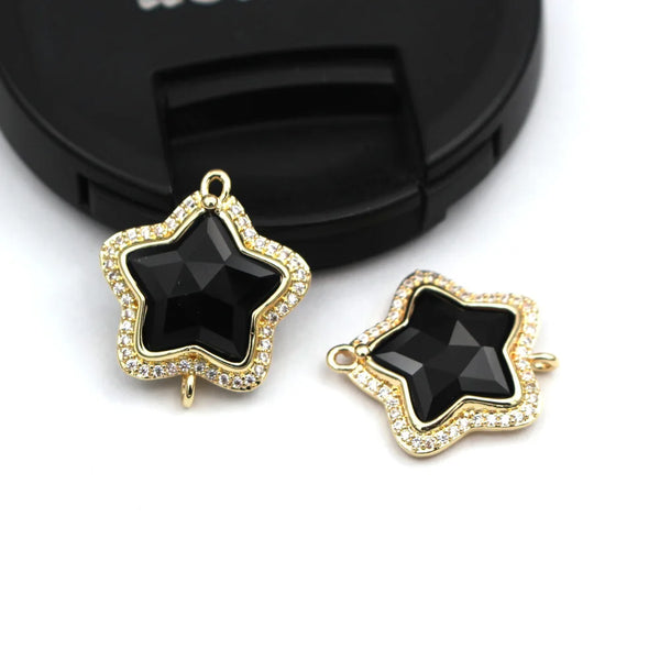Mixed Crystal Star Charms-ToShay.org