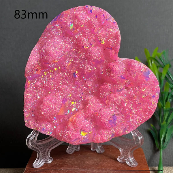 Rainbow Aura Crystal Heart-ToShay.org