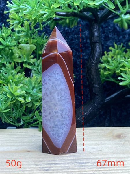 Orange Carnelian Wand-ToShay.org