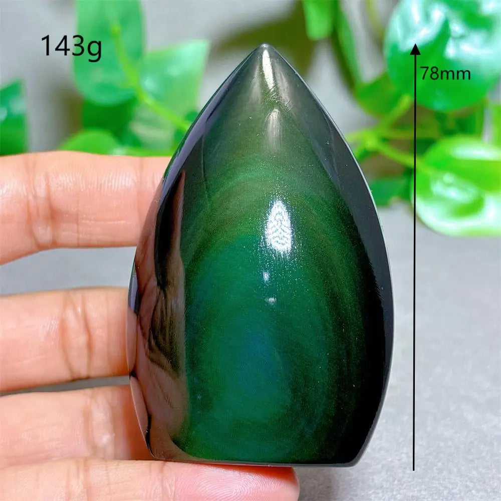 Rainbow Obsidian Torch-ToShay.org