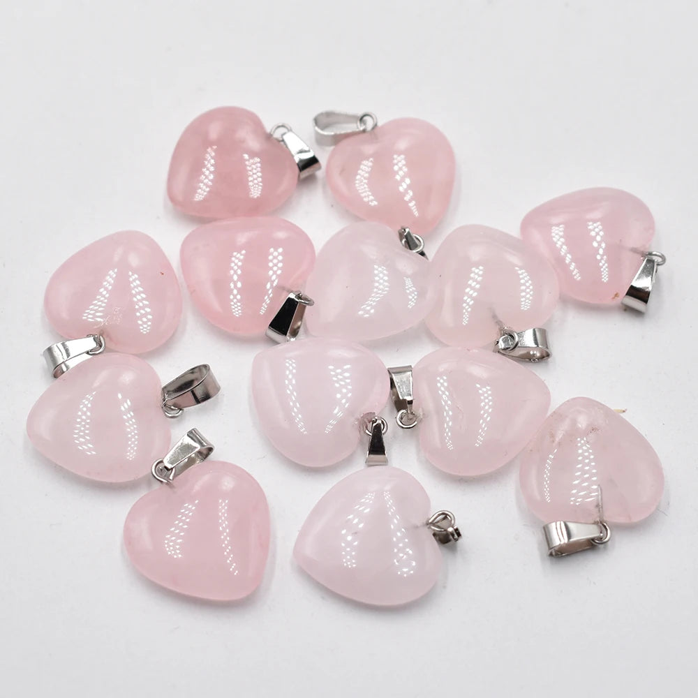 Pink Rose Quartz Hearts-ToShay.org