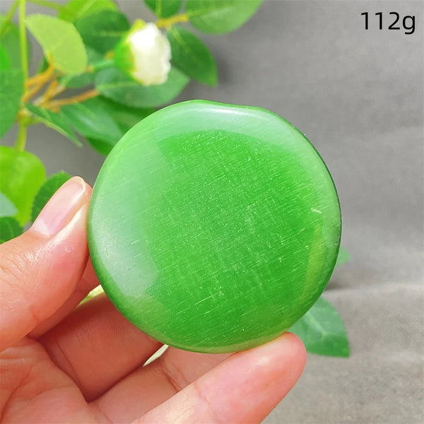 Green Cats Eye Pendant-ToShay.org