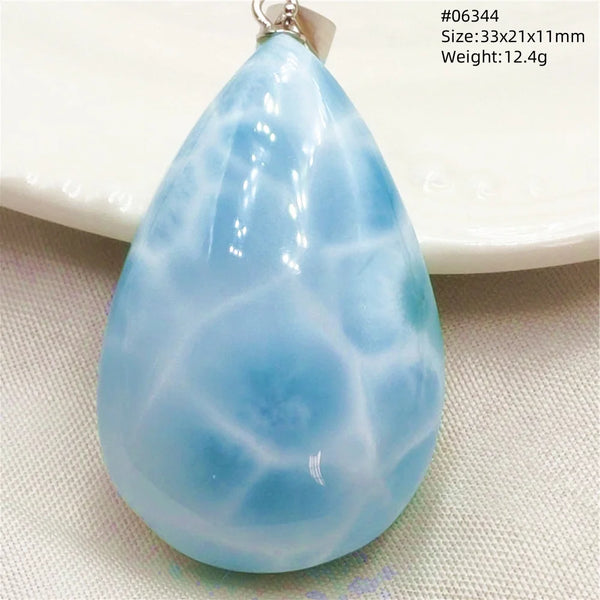 Blue Larimar Pendant-ToShay.org