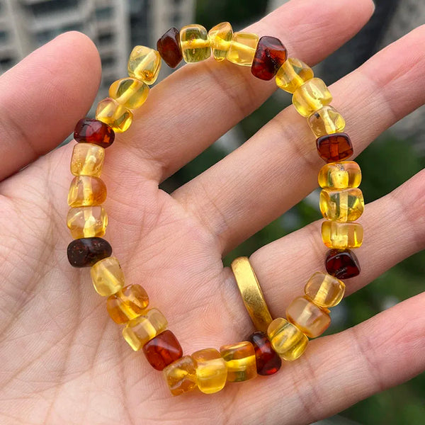 Yellow Amber Bracelet-ToShay.org