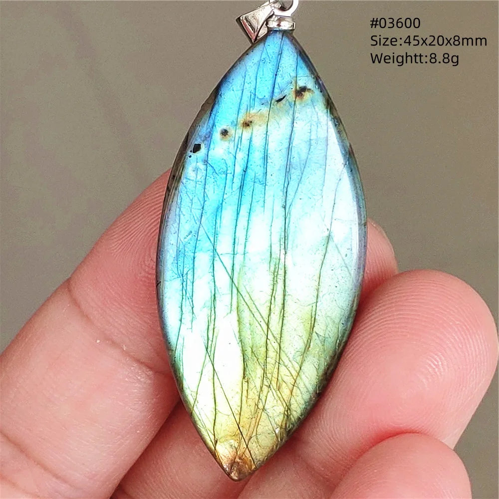 Blue Purple Labradorite Pendant-ToShay.org