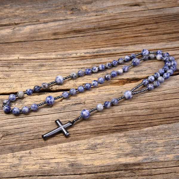 Blue Point Stone Rosary-ToShay.org