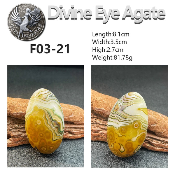Yellow Flower Wishing Agate-ToShay.org