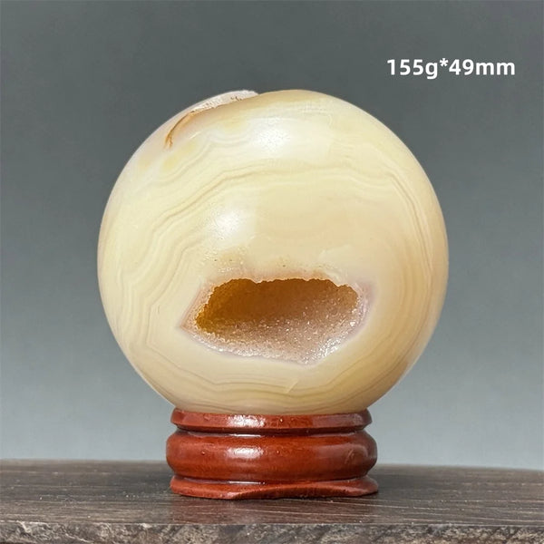 Yellow Quartz Agate Druzy-ToShay.org