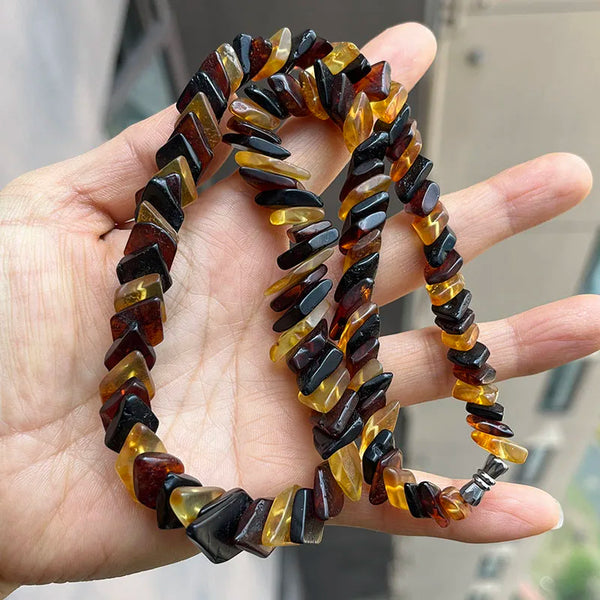Yellow Amber Necklace-ToShay.org