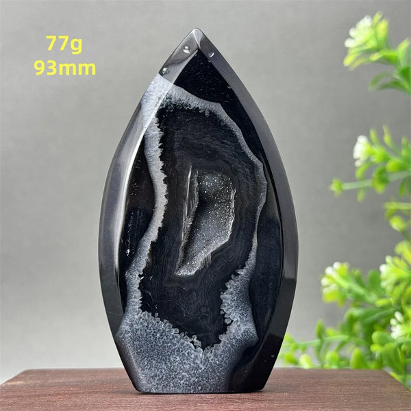 Black Onyx Geode Torch-ToShay.org