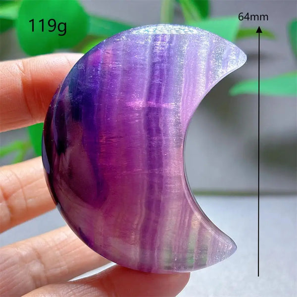 Rainbow Fluorite Moon-ToShay.org