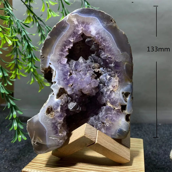 Purple Amethyst Geode-ToShay.org