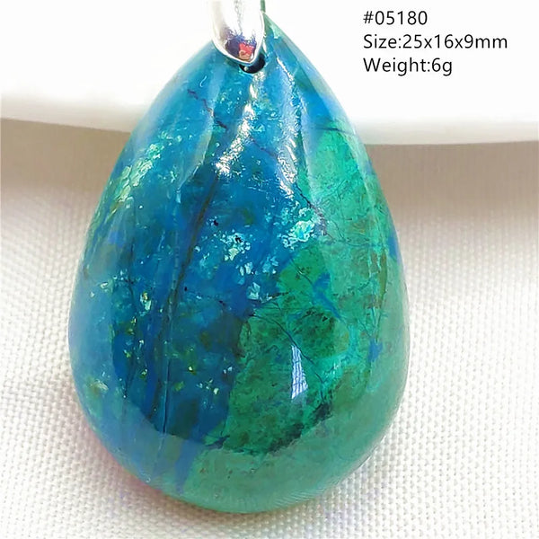 Blue Green Malachite Pendant-ToShay.org