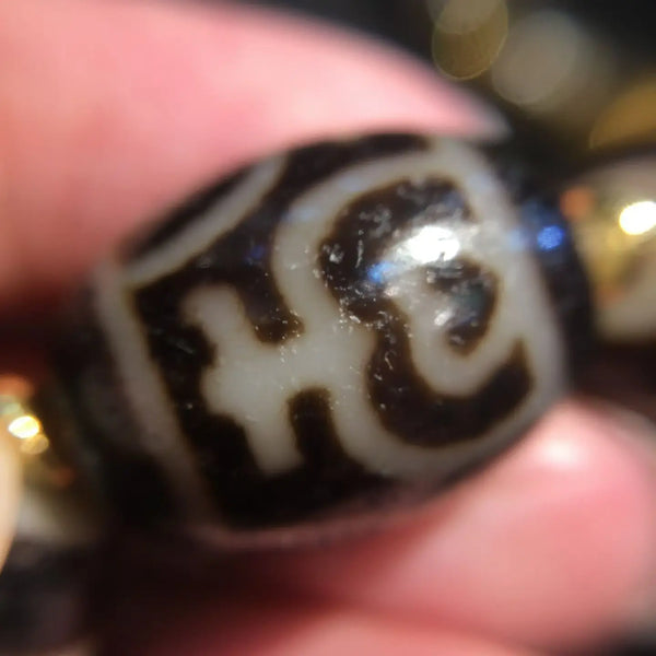 Tibetan Agate DZi Bead Bracelet-ToShay.org