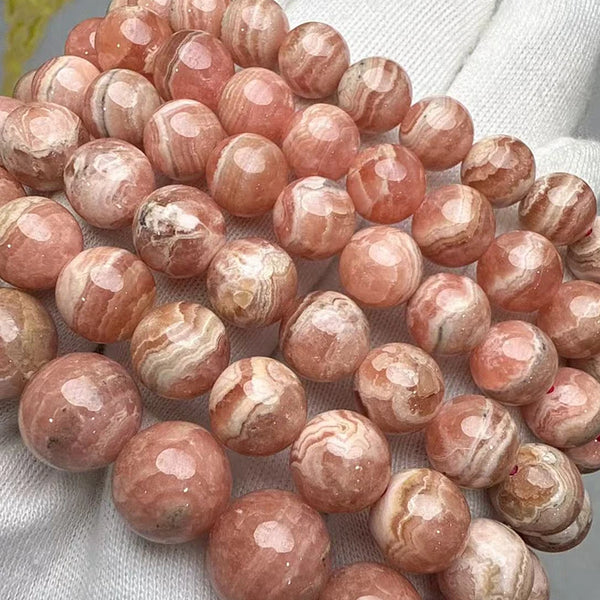 Pink Rhodochrosite Bracelet-ToShay.org